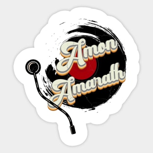 Amon Amarth // Vinyl Vintage Aesthetic Sticker